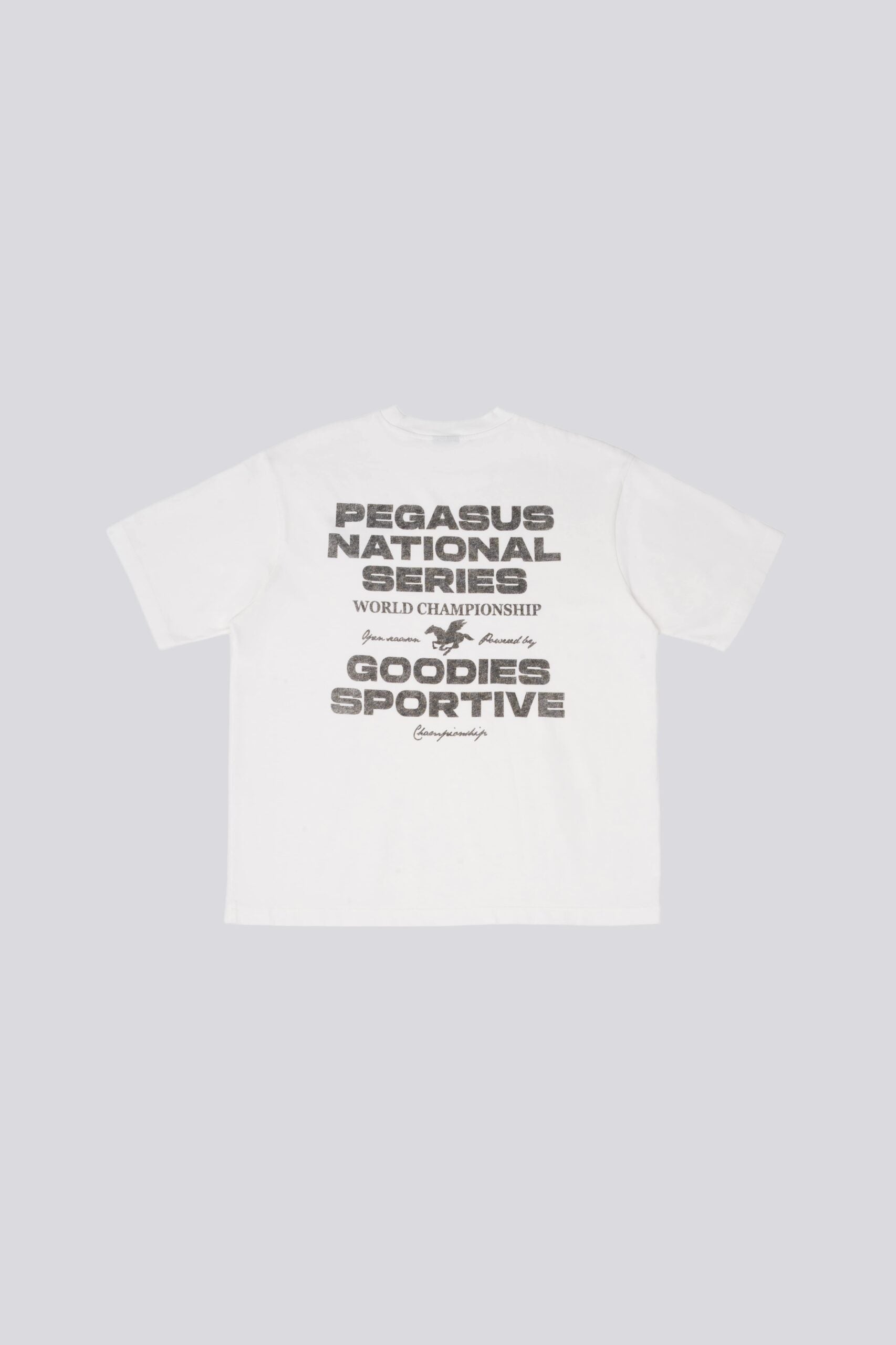 Goodies Sportive: Pegasus Series White Tee