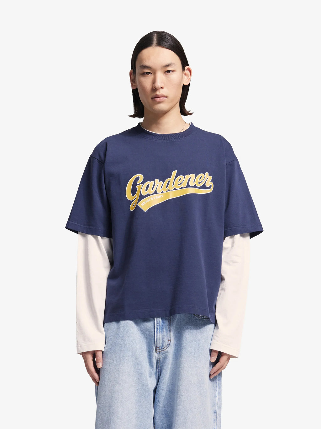 Bram's Fruit: Double Layer T-shirt - Midnight Blue