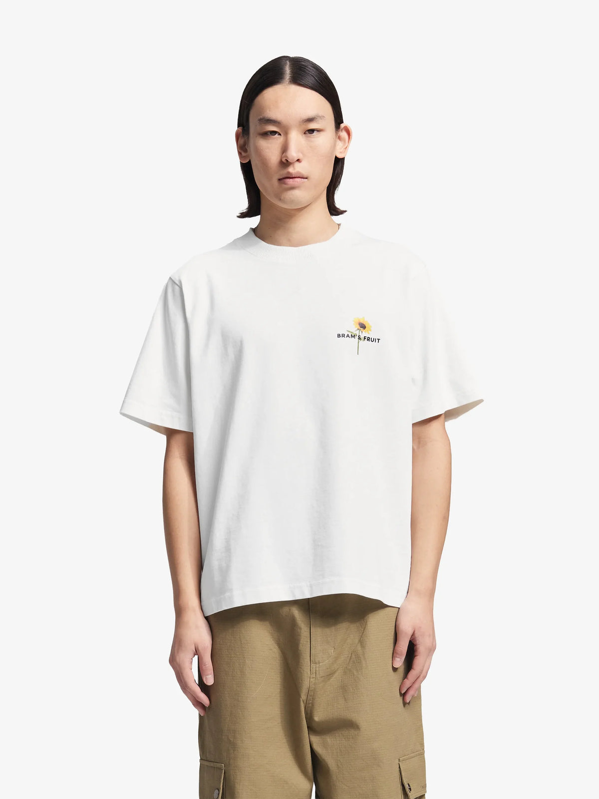 Bram's Fruit: Sunflower Tee - White