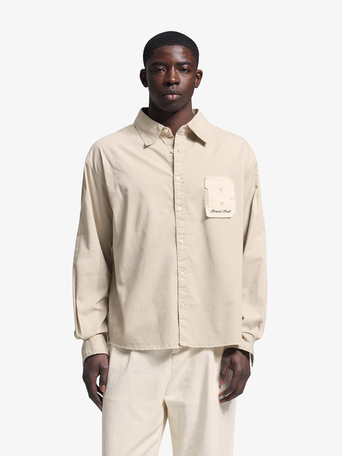 Bram's Fruit: Longsleeve Varsity Shirt - Desert
