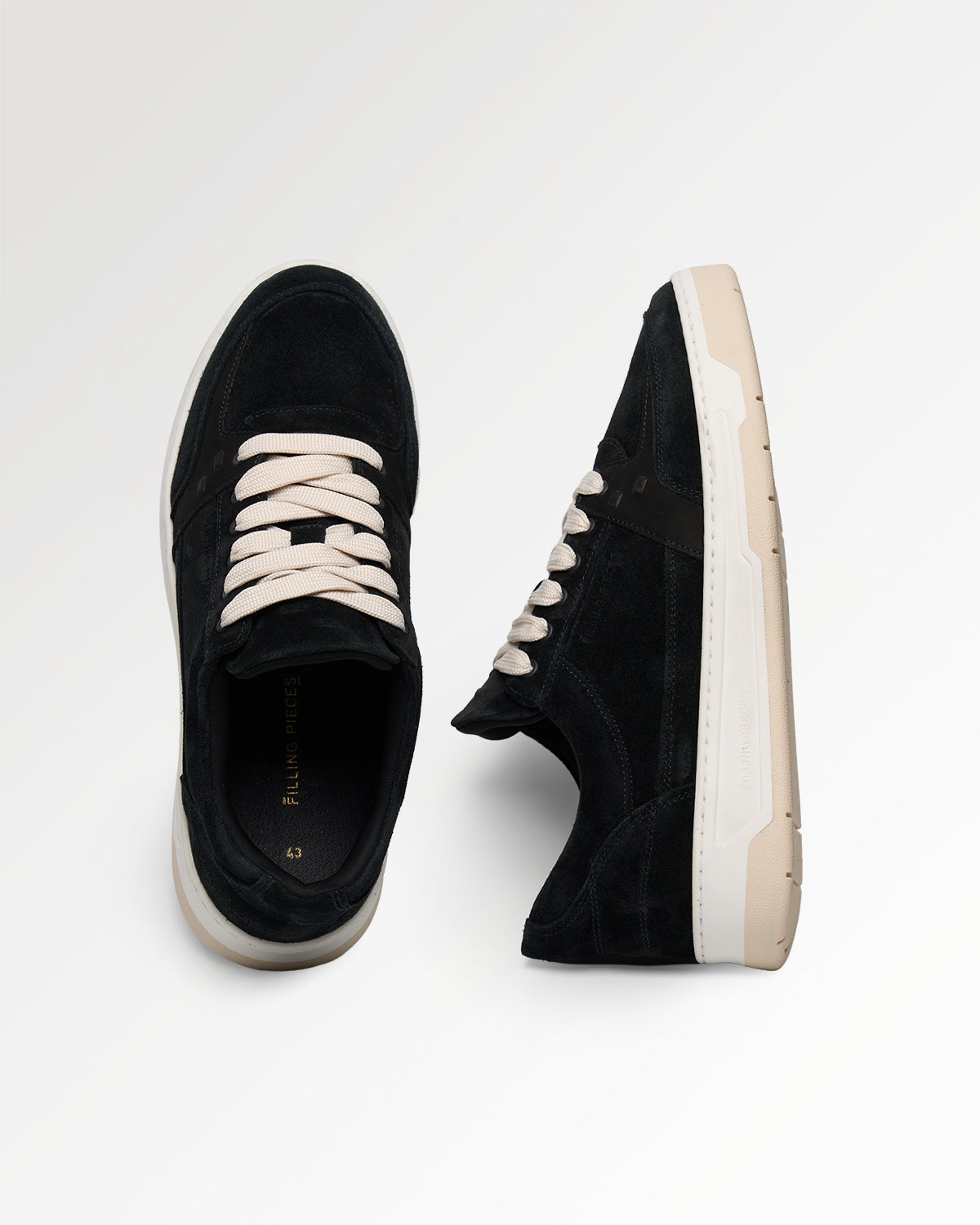 Filling Pieces: Low Vise Suede - Black
