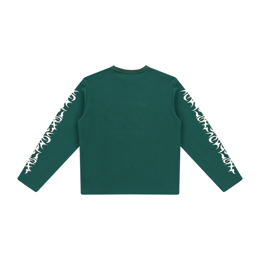 PAL Sporting Goods: Racing Wheels Longsleeve Waffle Knit - Dark Green
