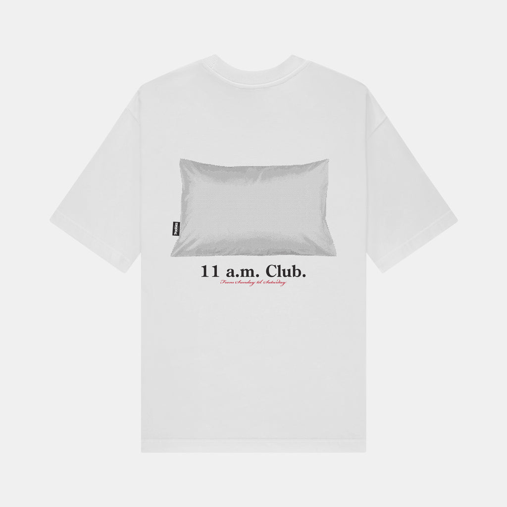 Pockies: 11 AM Club Pillow Tee - White