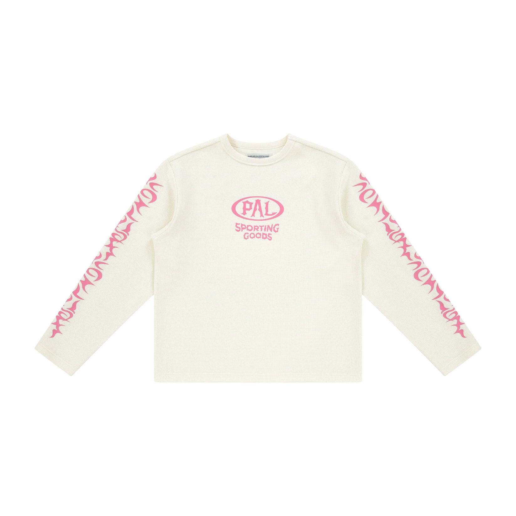PAL Sporting Goods: Racing Wheels Longsleeve Waffle Knit - Marshmallow