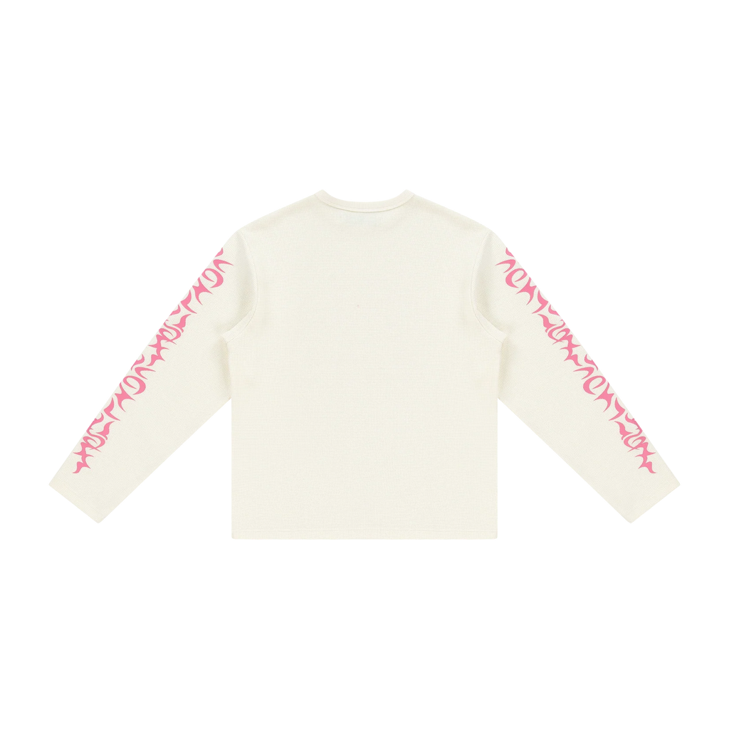 PAL Sporting Goods: Racing Wheels Longsleeve Waffle Knit - Marshmallow