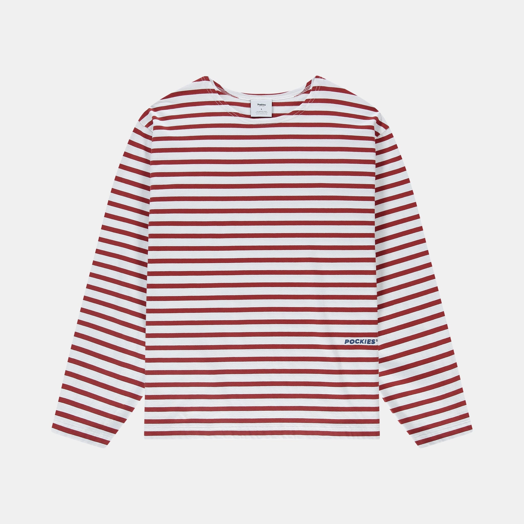 Pockies: Boat Neck Longsleeve - Red