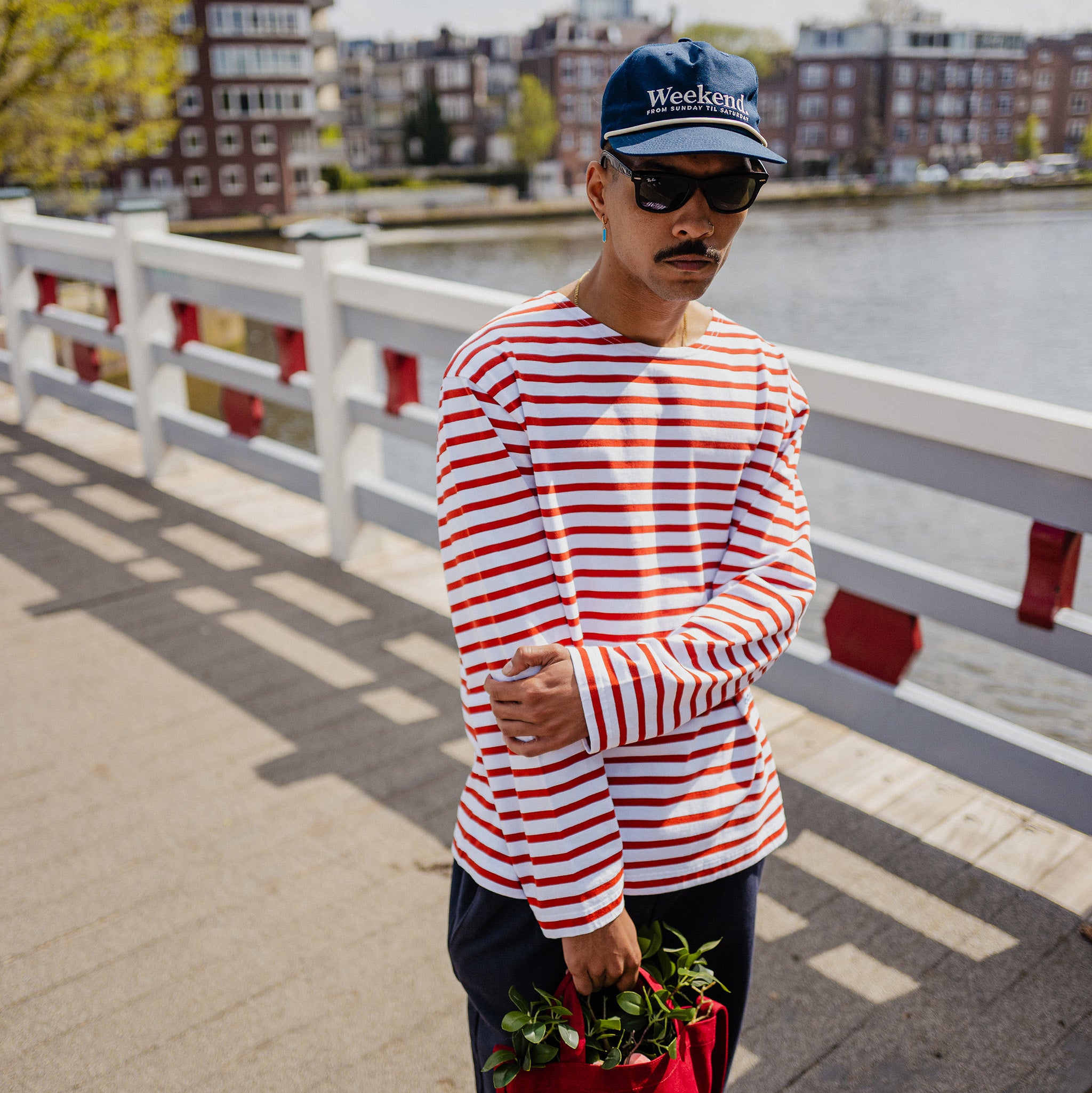 Pockies: Boat Neck Longsleeve - Red