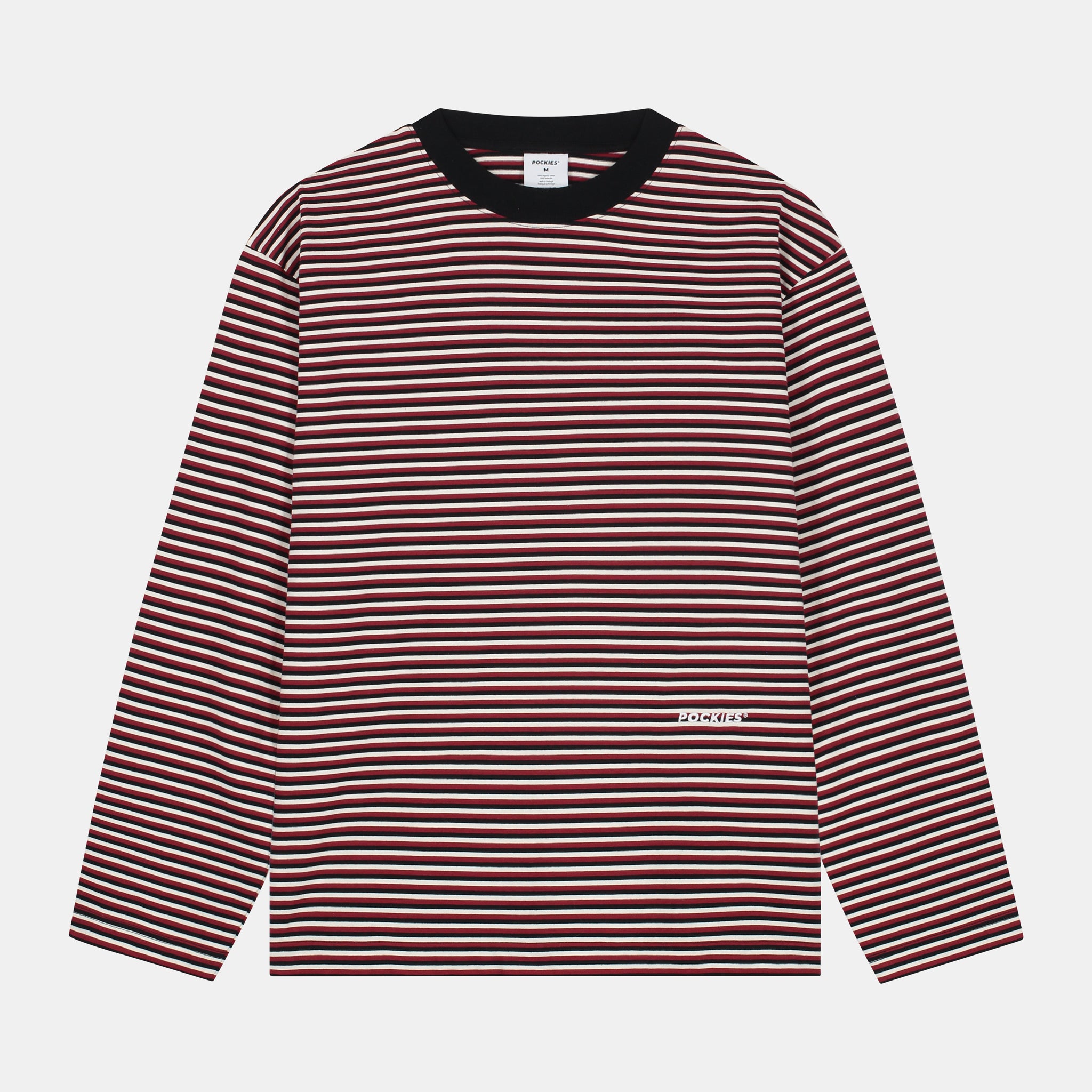Pockies: Striped Longsleeve - Red