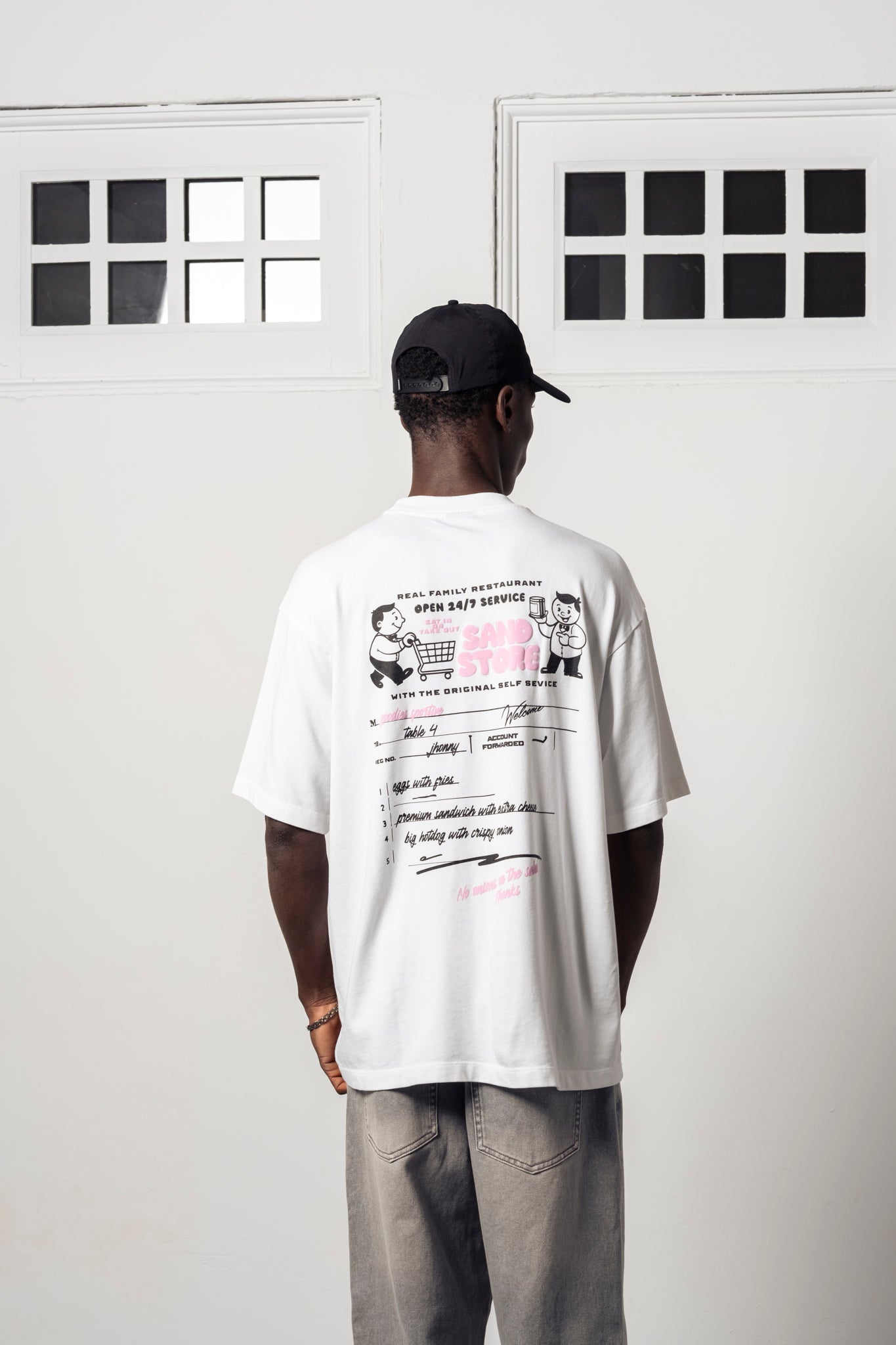 Goodies Sportive: Sand Store White Tee