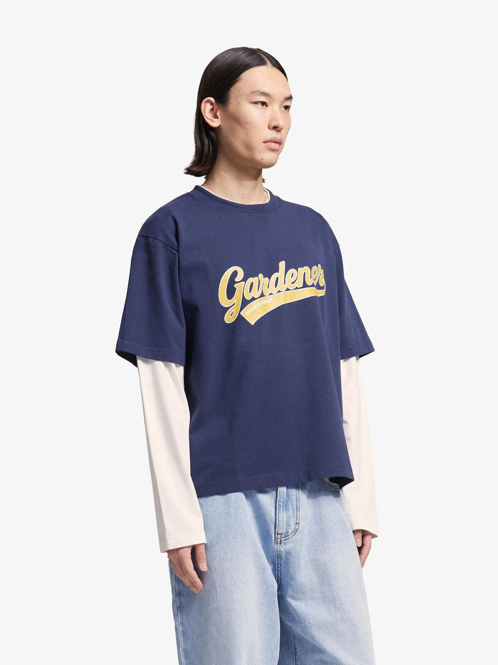 Bram's Fruit: Double Layer T-shirt - Midnight Blue