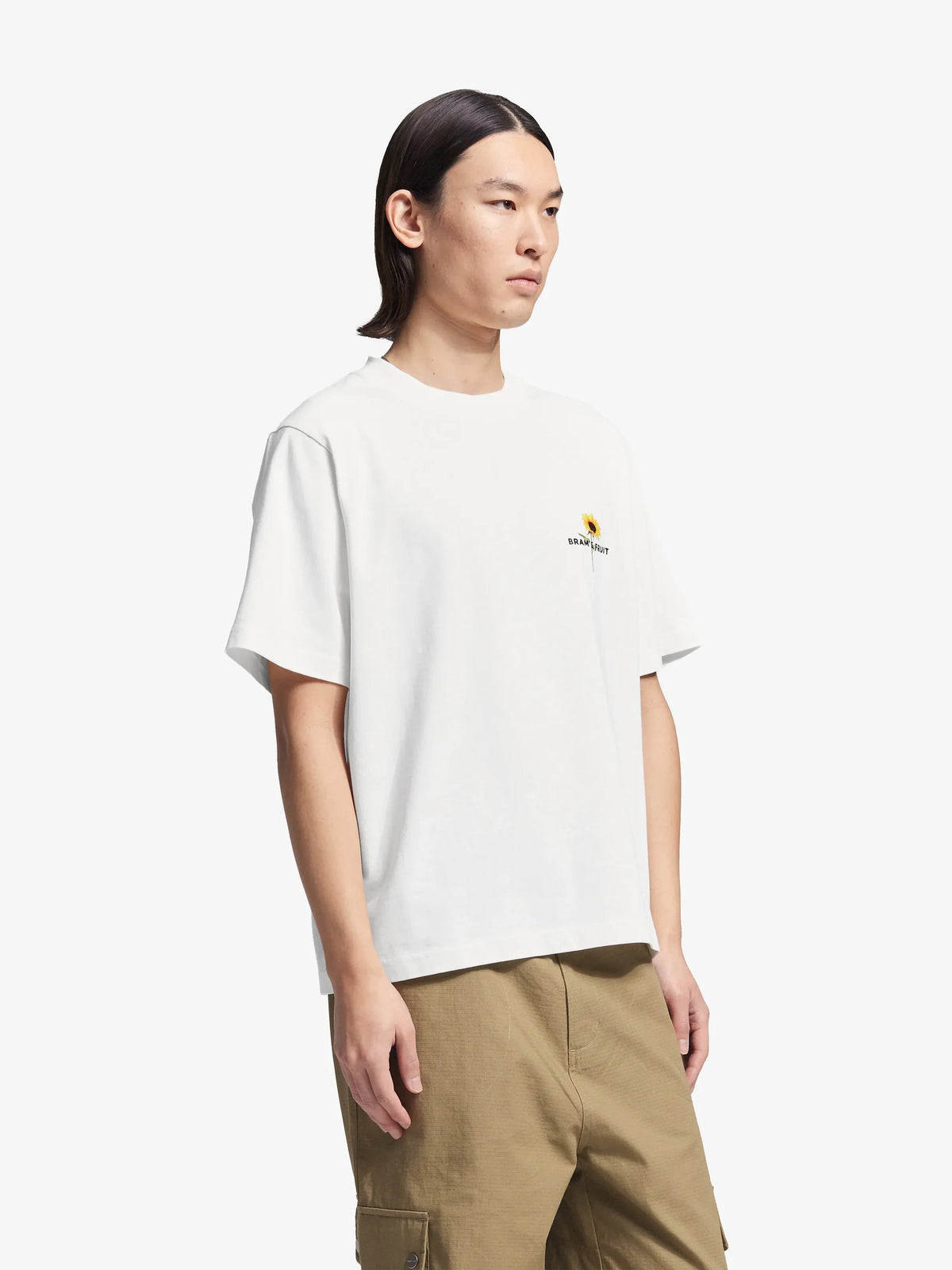 Bram's Fruit: Sunflower Tee - White