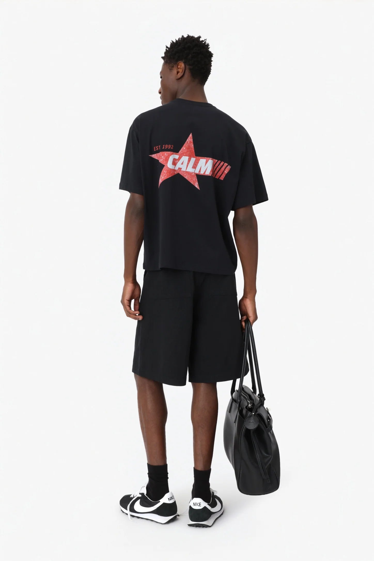 CALM: Red Star Tee - Black