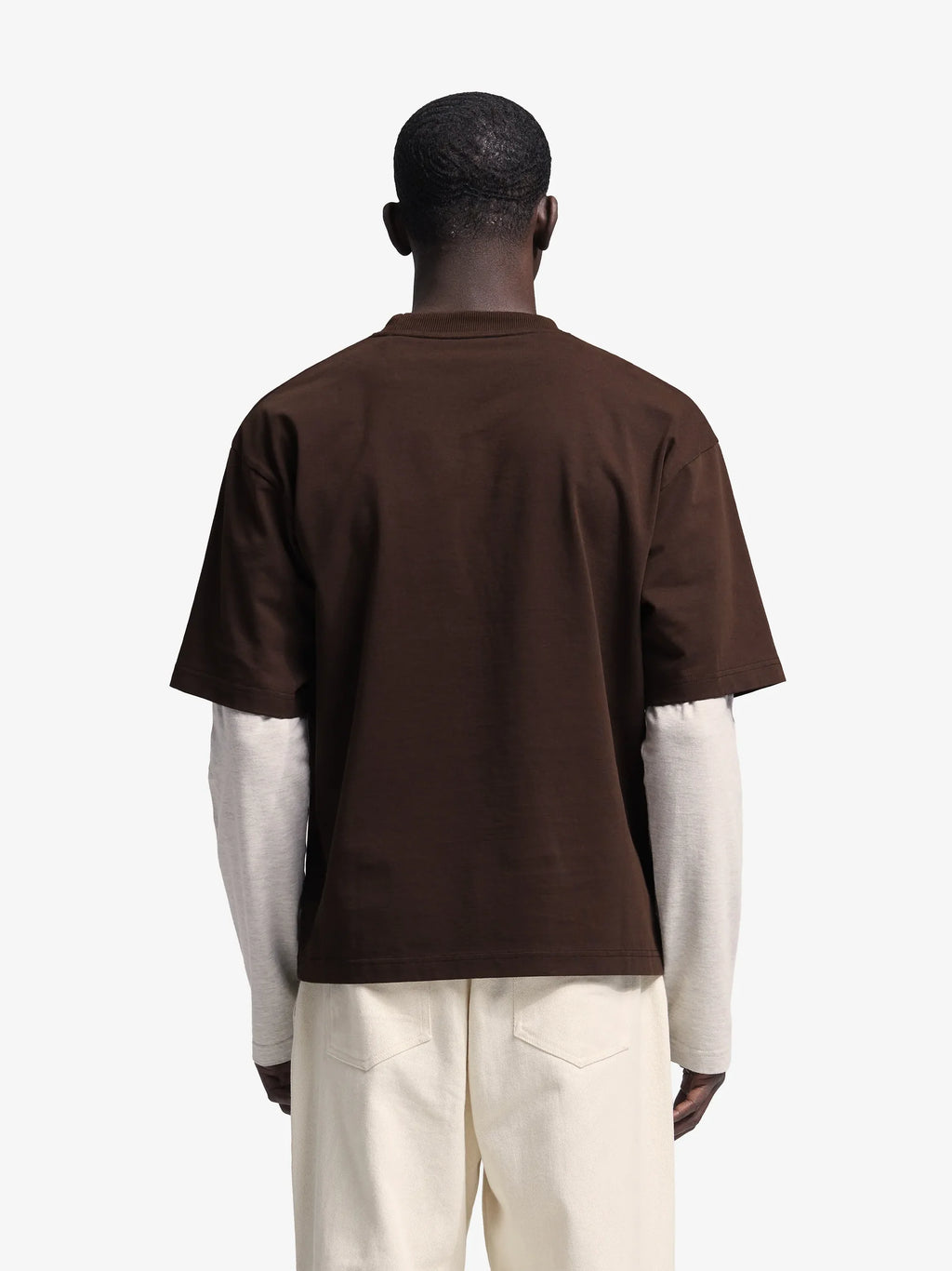 Bram's Fruit: Double Layer T-shirt - Brown
