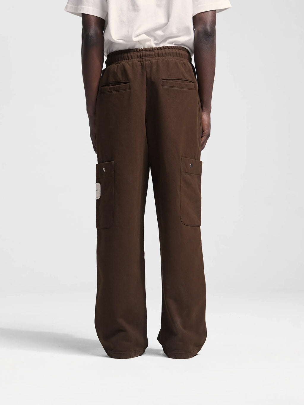 Bram's Fruit: Side Pocket Sweat Trouser - Brown