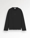 Filling Pieces: Longsleeve Boxy Embroidered - Vintage Black