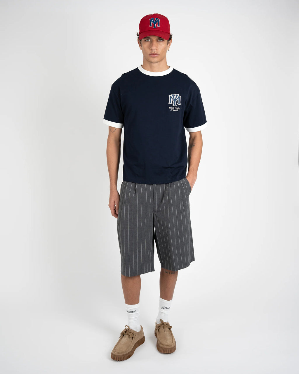 Prohibited: Modern Yuppies Contrast Tee Deep Blue