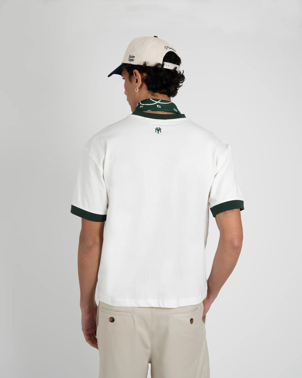 Prohibited: Modern Yuppies Contrast Tee Off-White