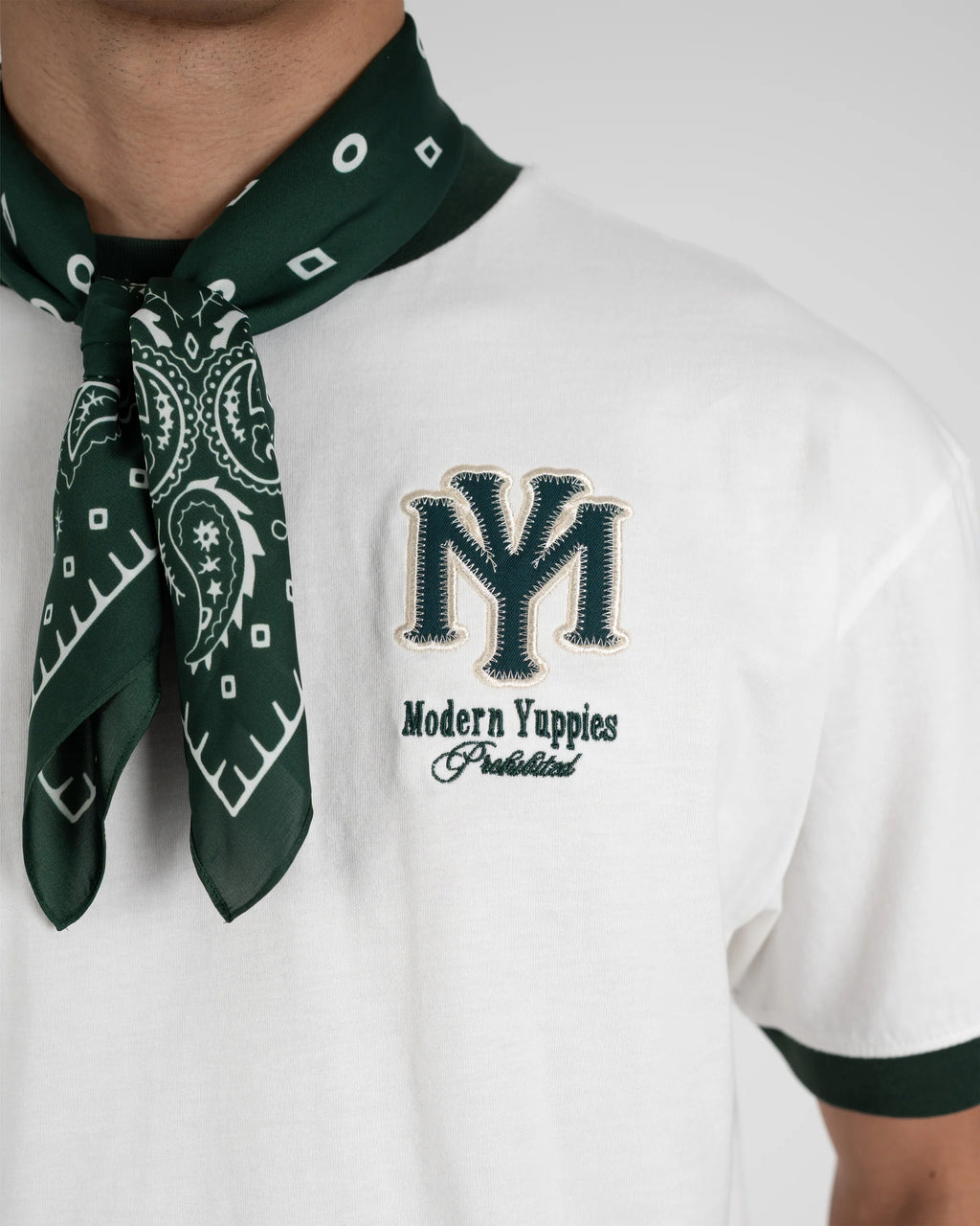 Prohibited: Modern Yuppies Contrast Tee Off-White