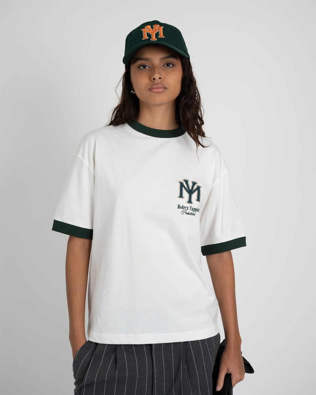 Prohibited: Modern Yuppies Contrast Tee Off-White