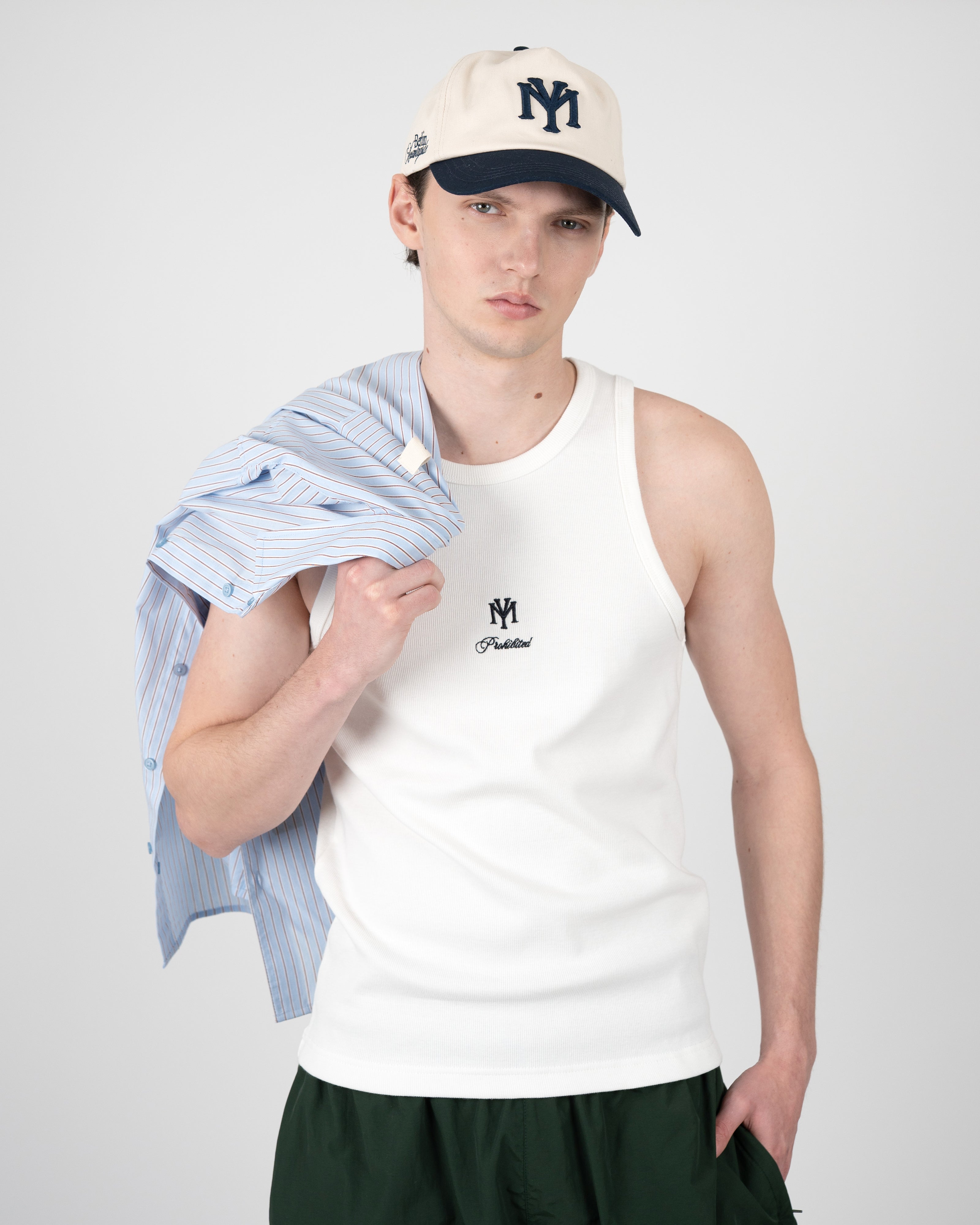 Prohibited: MY Tank Top Off-White