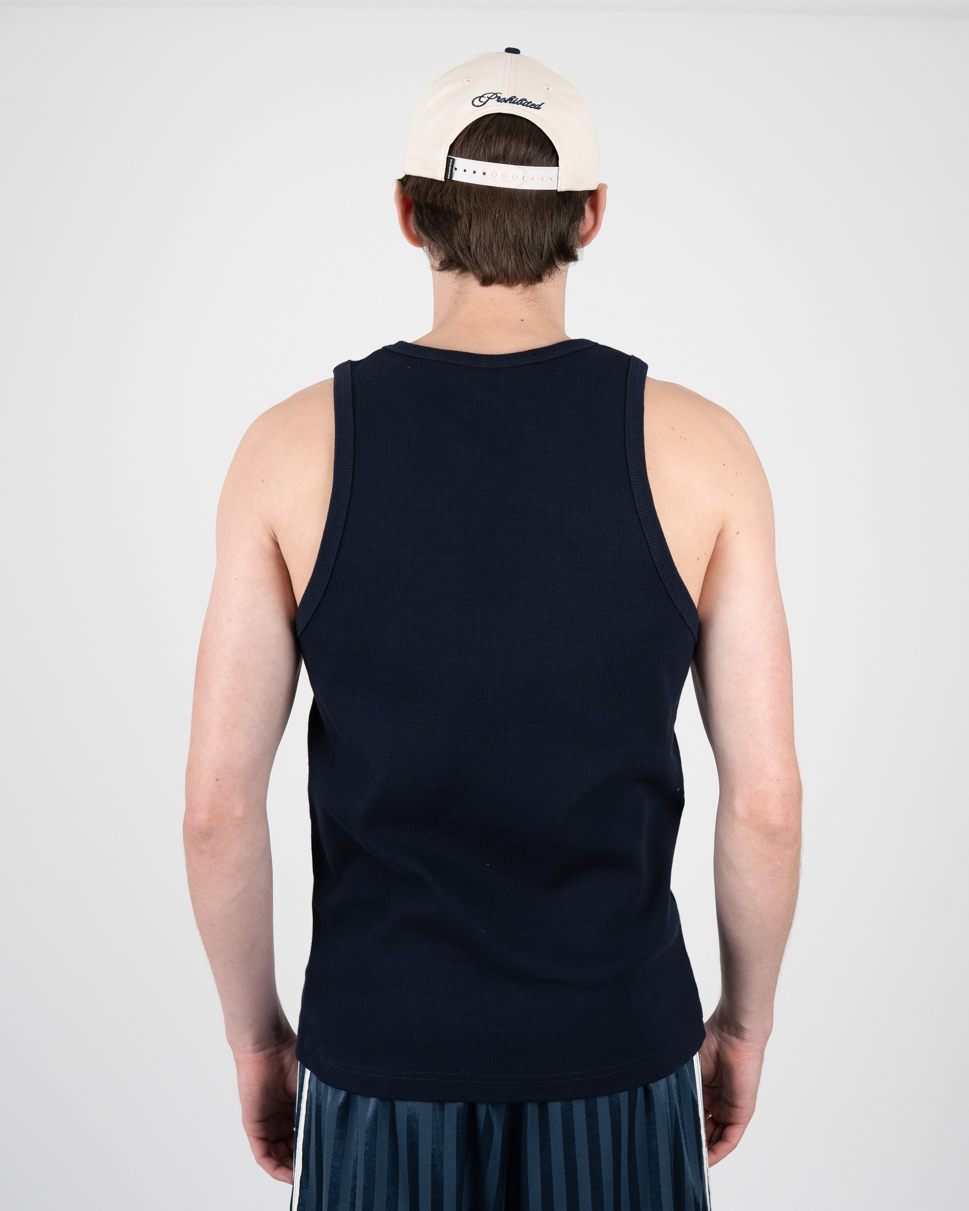 Prohibited: MY Tank Top Deep Blue