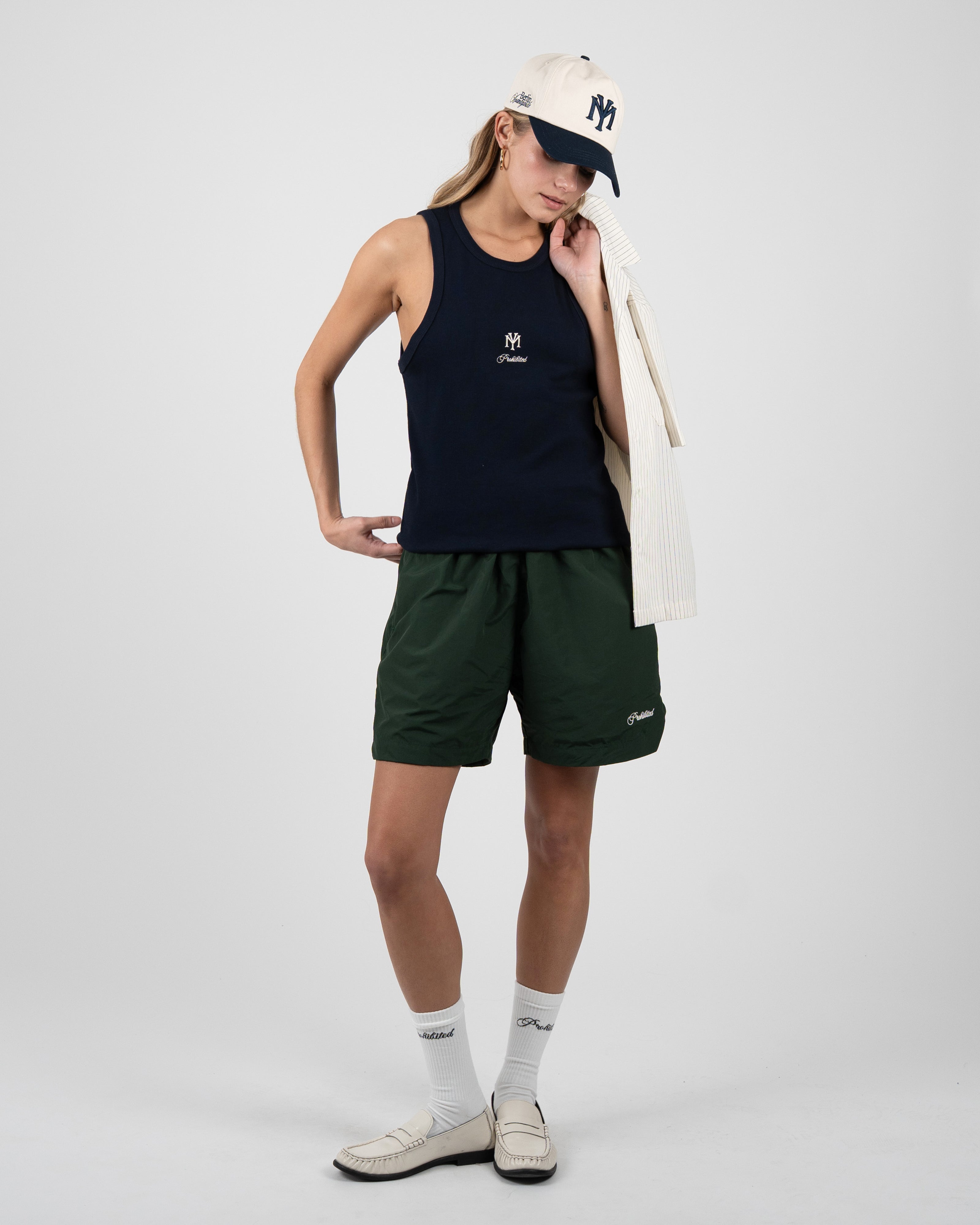 Prohibited: MY Tank Top Deep Blue