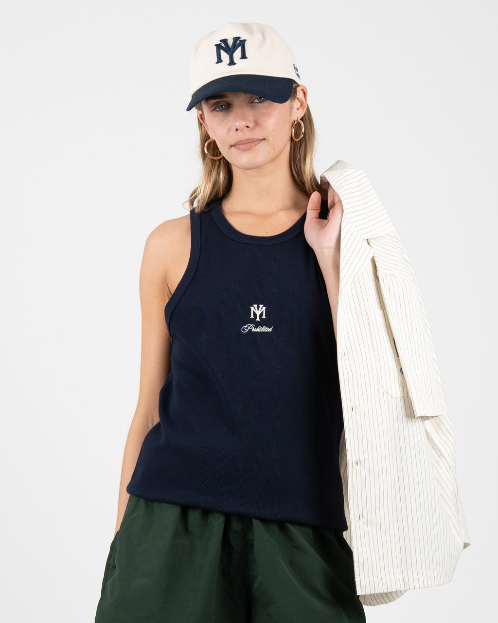 Prohibited: MY Tank Top Deep Blue