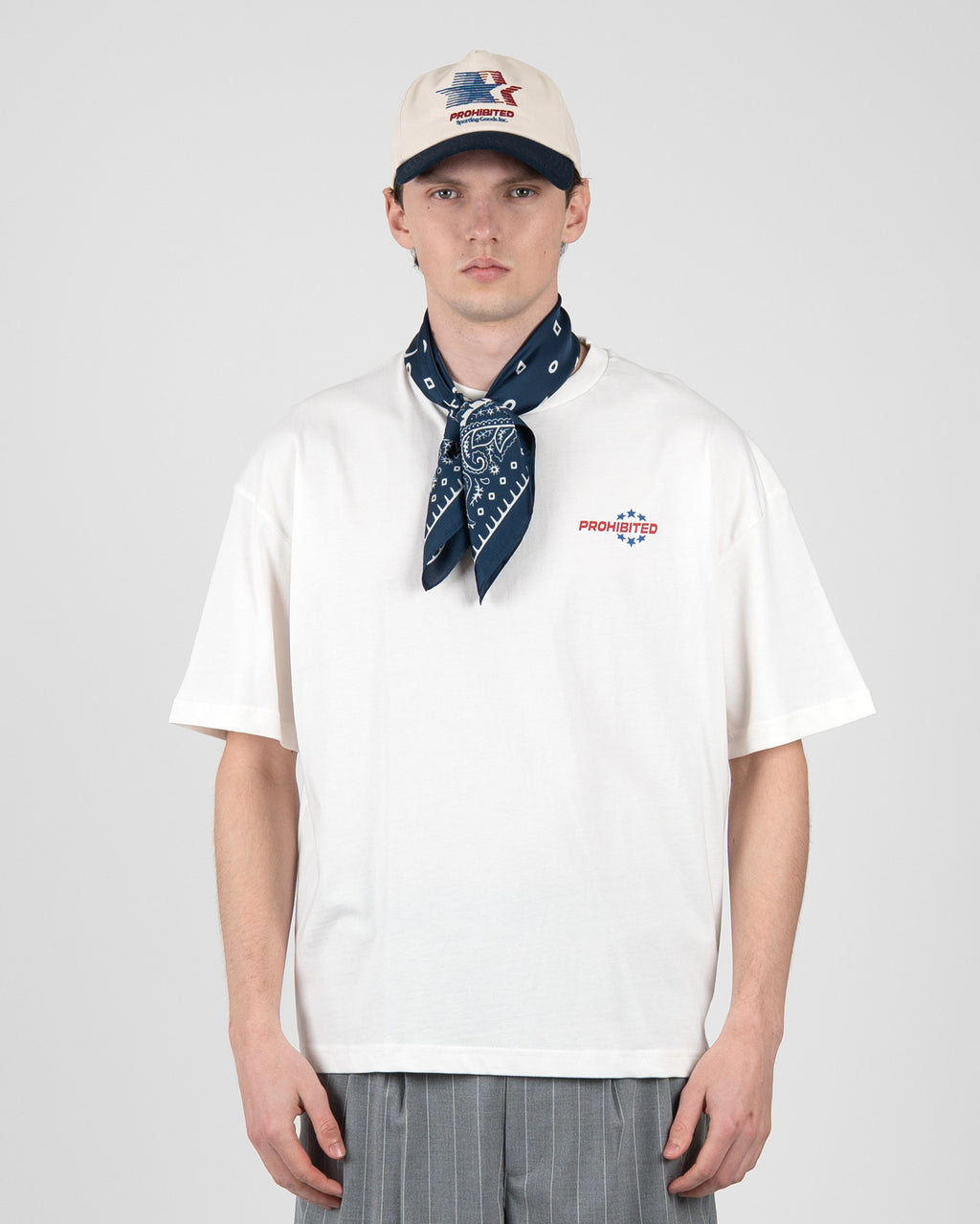 Prohibited: Running Club Tee Off-White