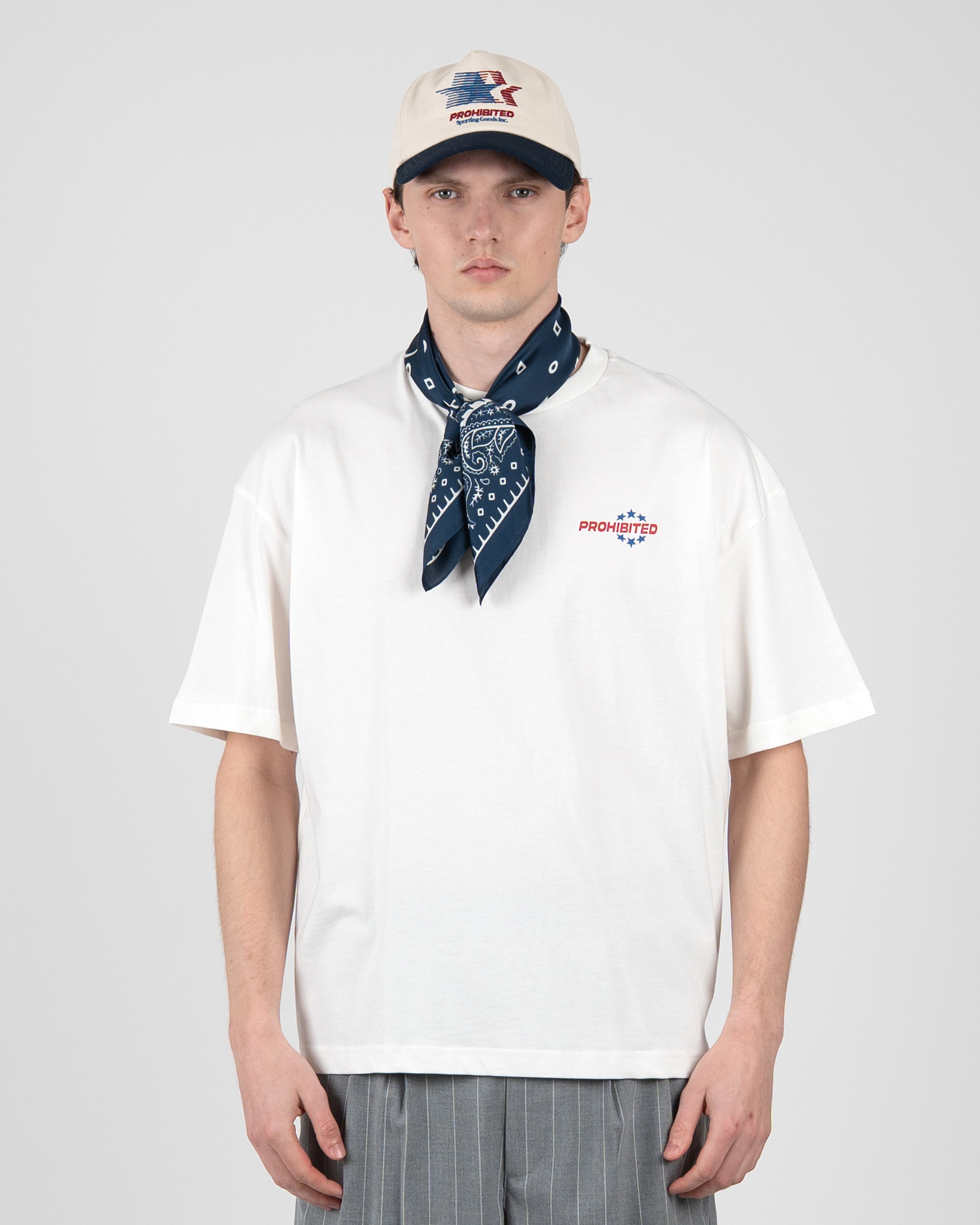 Prohibited: Running Club Tee Off-White