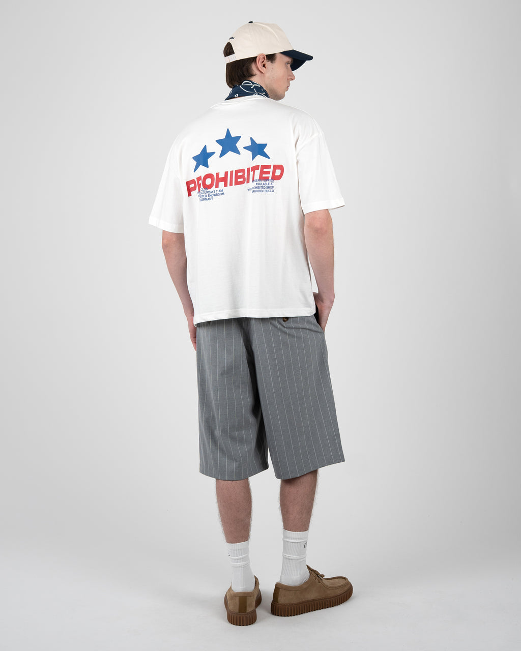 Prohibited: Running Club Tee Off-White