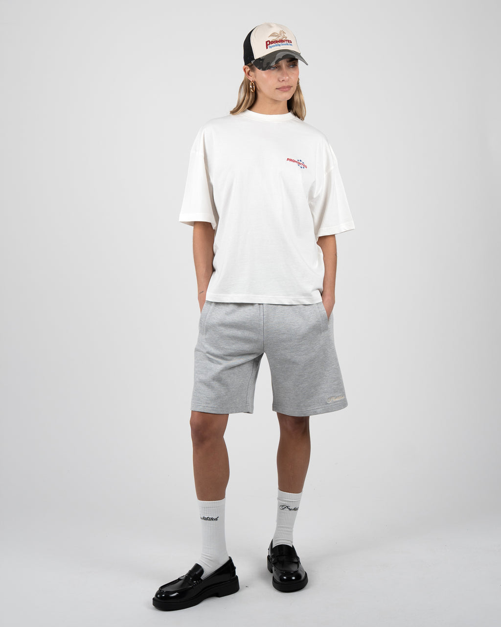 Prohibited: Running Club Tee Off-White