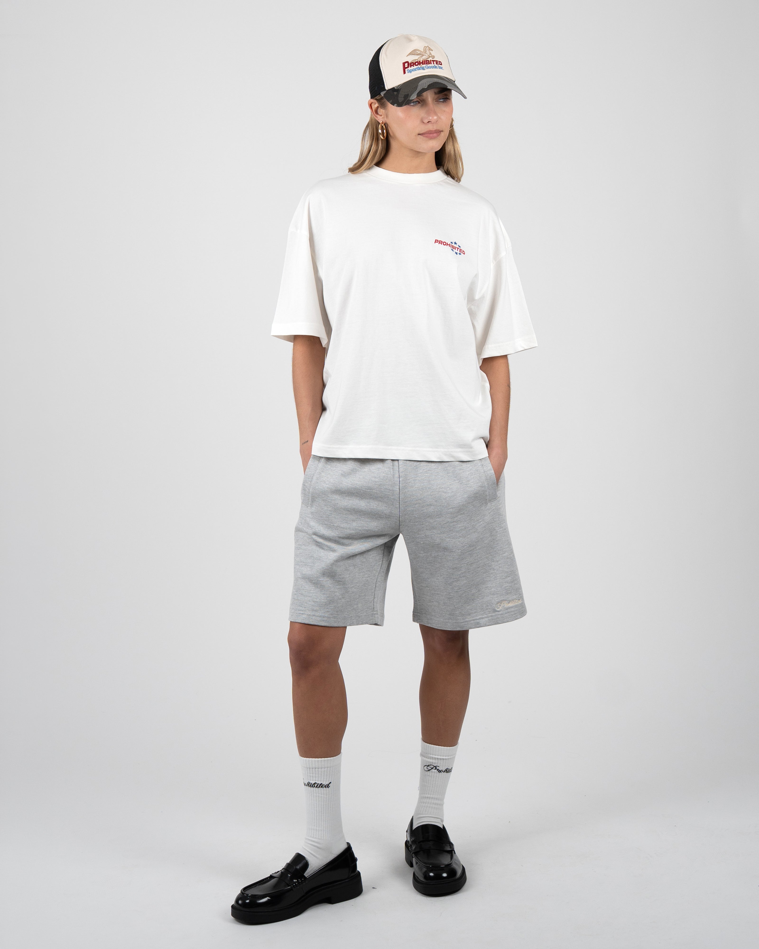 Prohibited: Running Club Tee Off-White