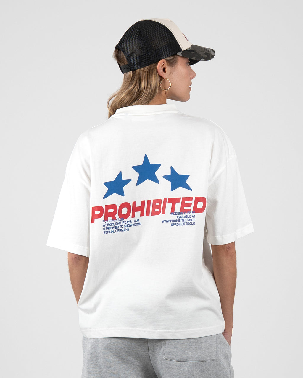Prohibited: Running Club Tee Off-White