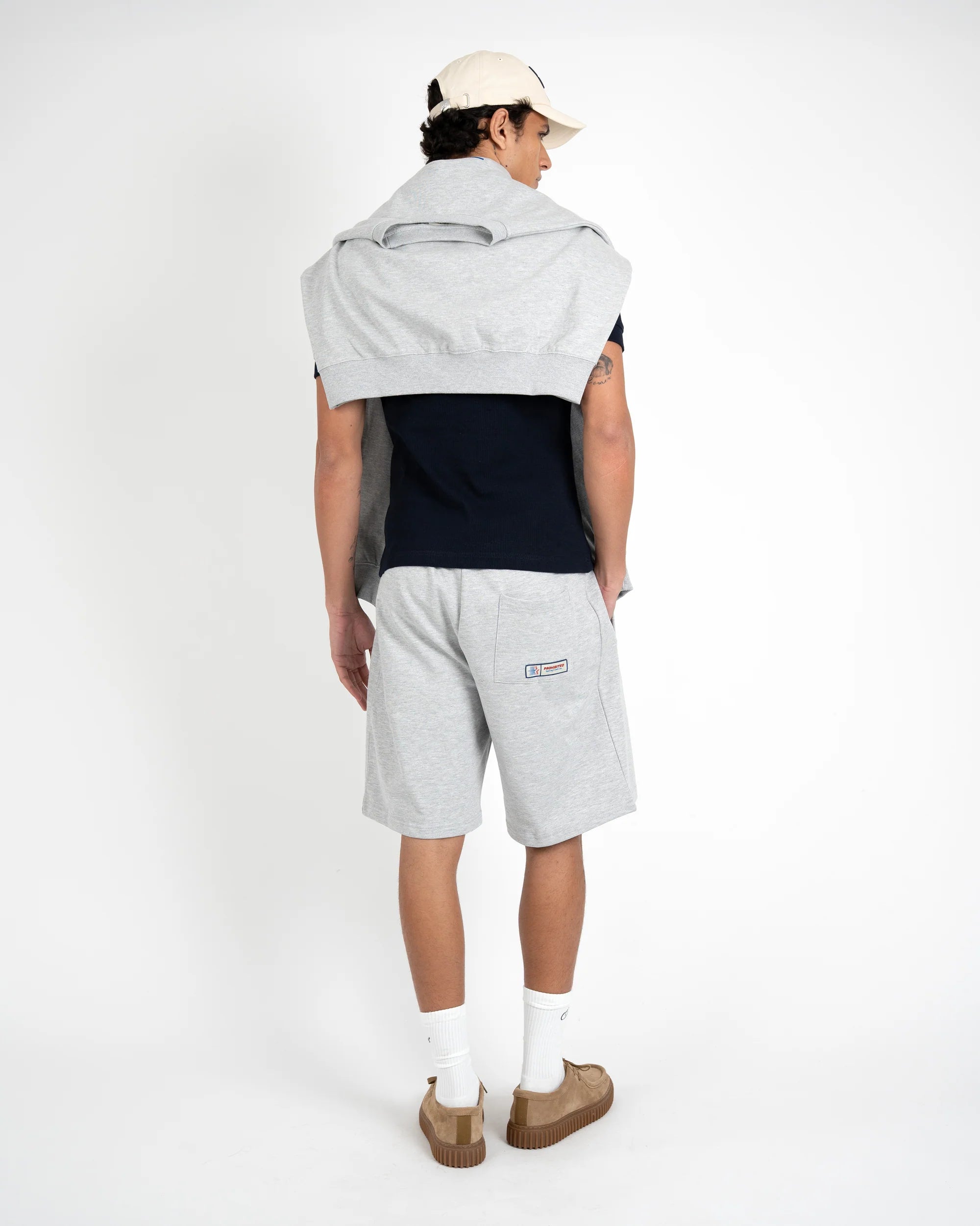 Prohibited: Sporting Goods Sweatshorts - Grey Melange