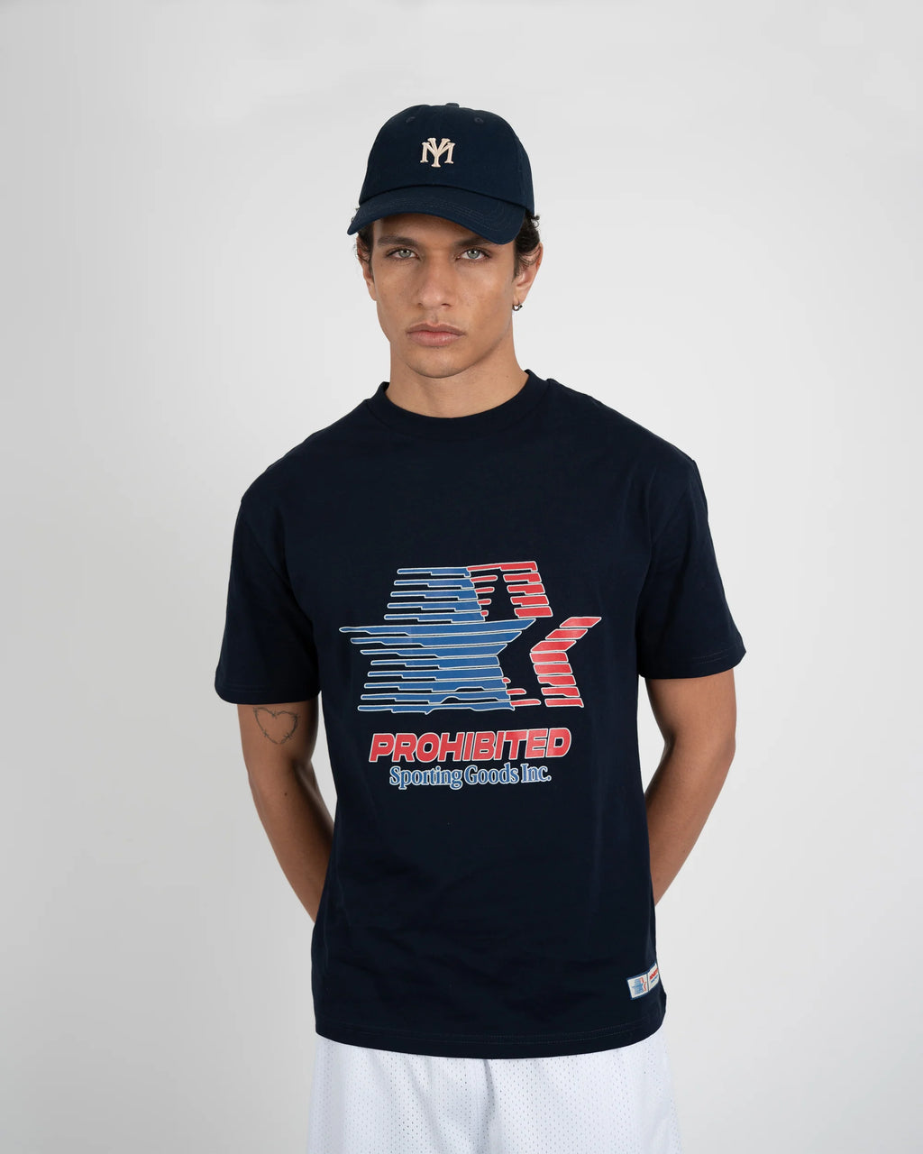 Prohibited: Sporting Goods Tee - Deep Blue