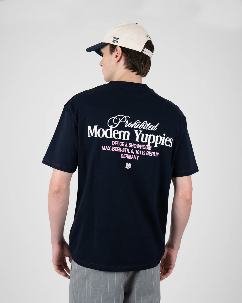 Prohibited: Office Tee Deep Blue