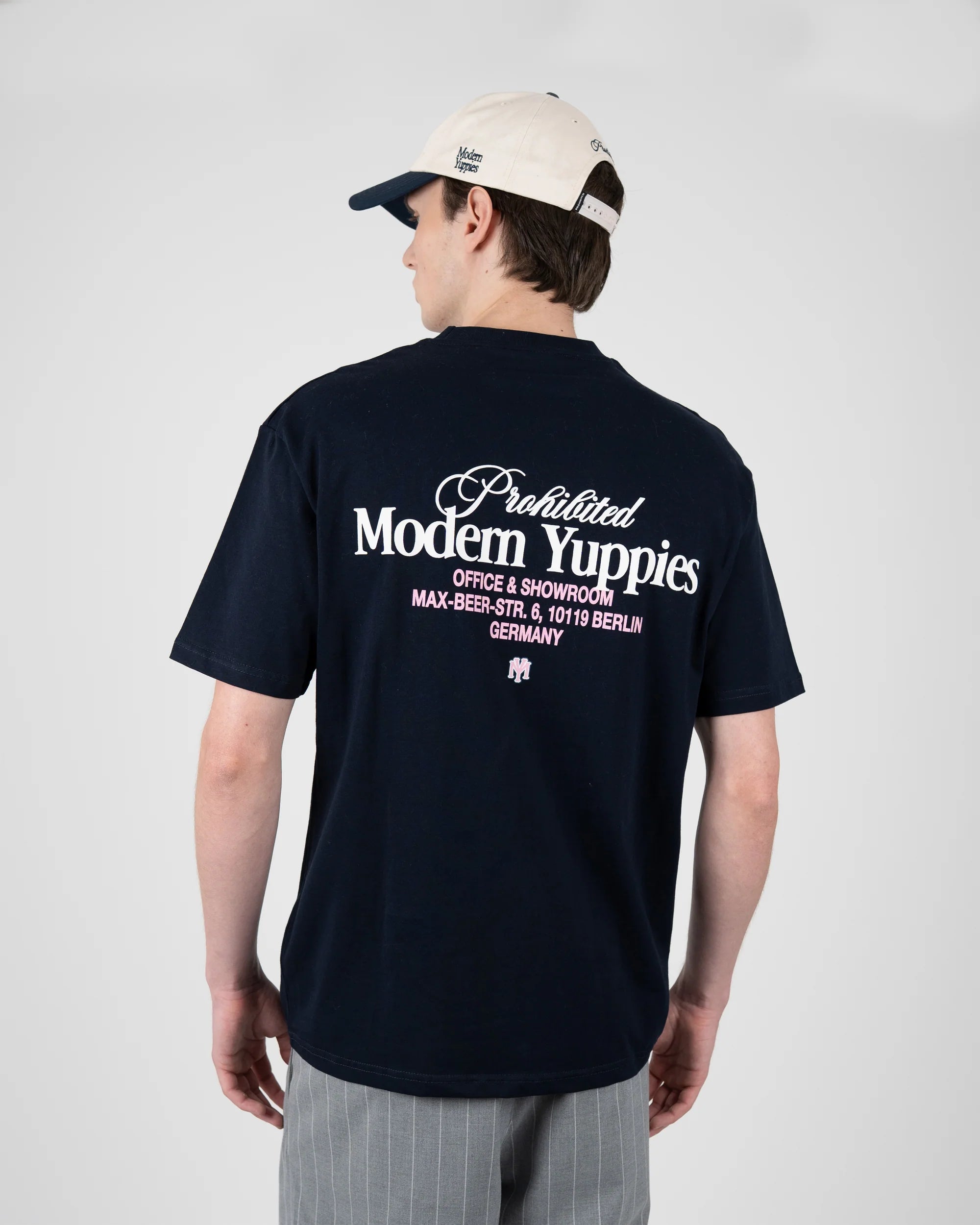 Prohibited: Office Tee Deep Blue
