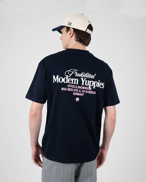 Prohibited: Office Tee Deep Blue