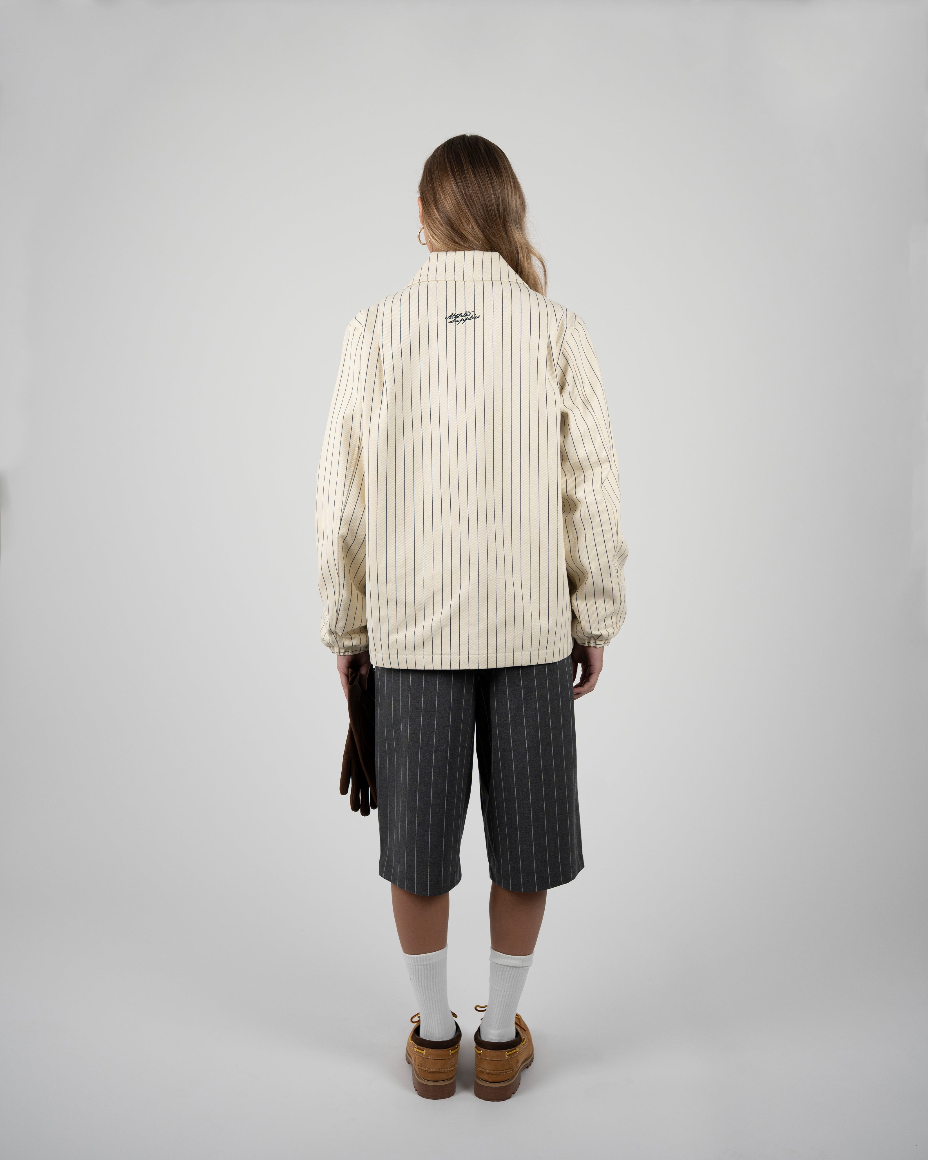 Prohibited: Belmont Jacket Pinstripe Cream