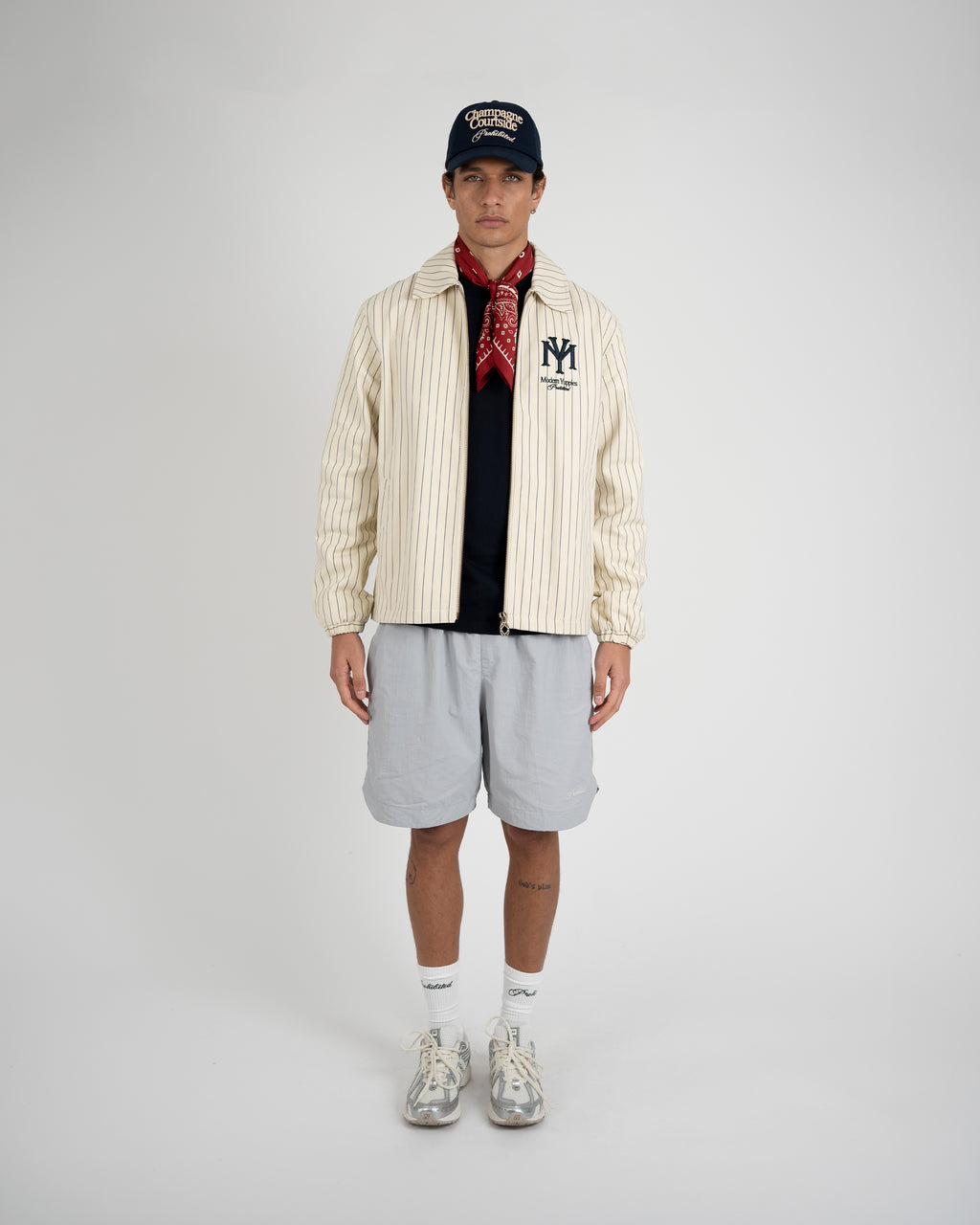 Prohibited: Belmont Jacket Pinstripe Cream