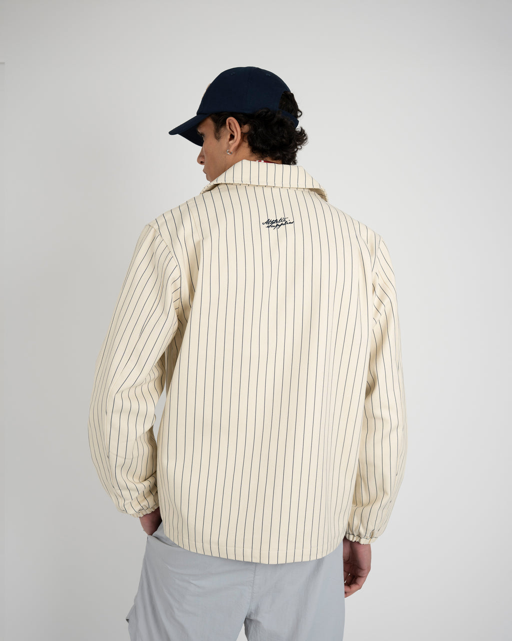 Prohibited: Belmont Jacket Pinstripe Cream