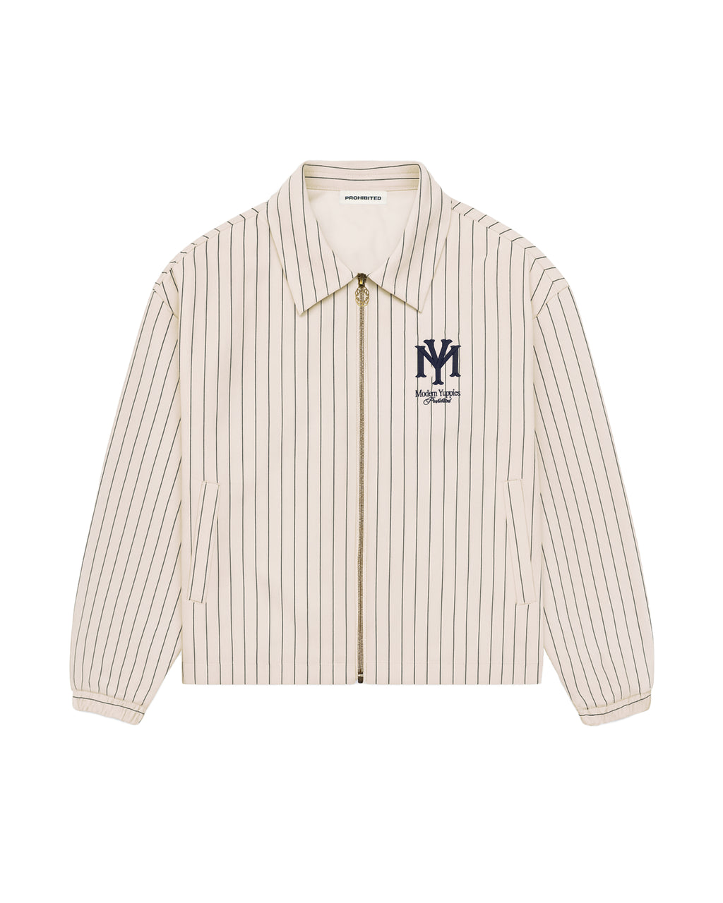 Prohibited: Belmont Jacket Pinstripe Cream