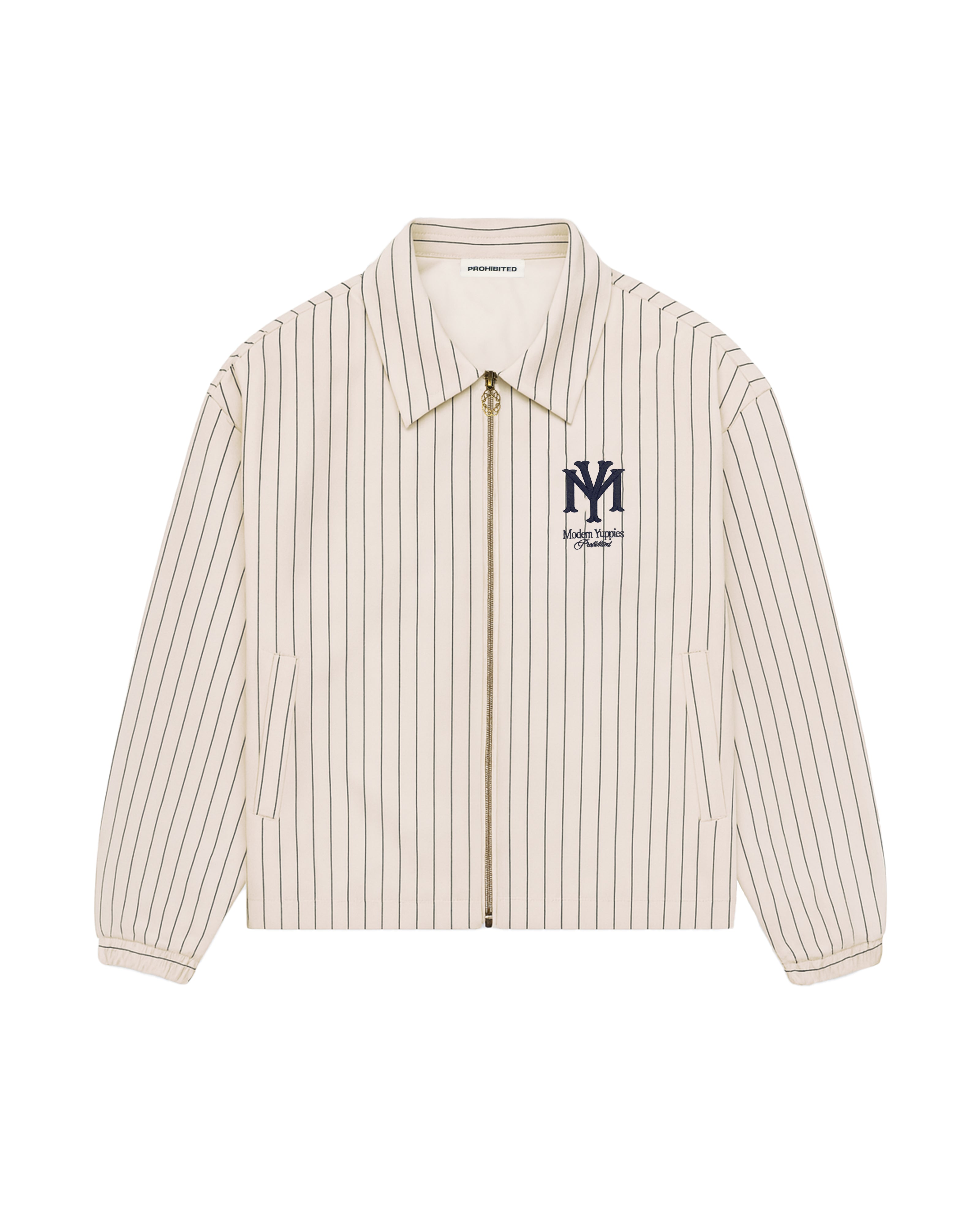Prohibited: Belmont Jacket Pinstripe Cream