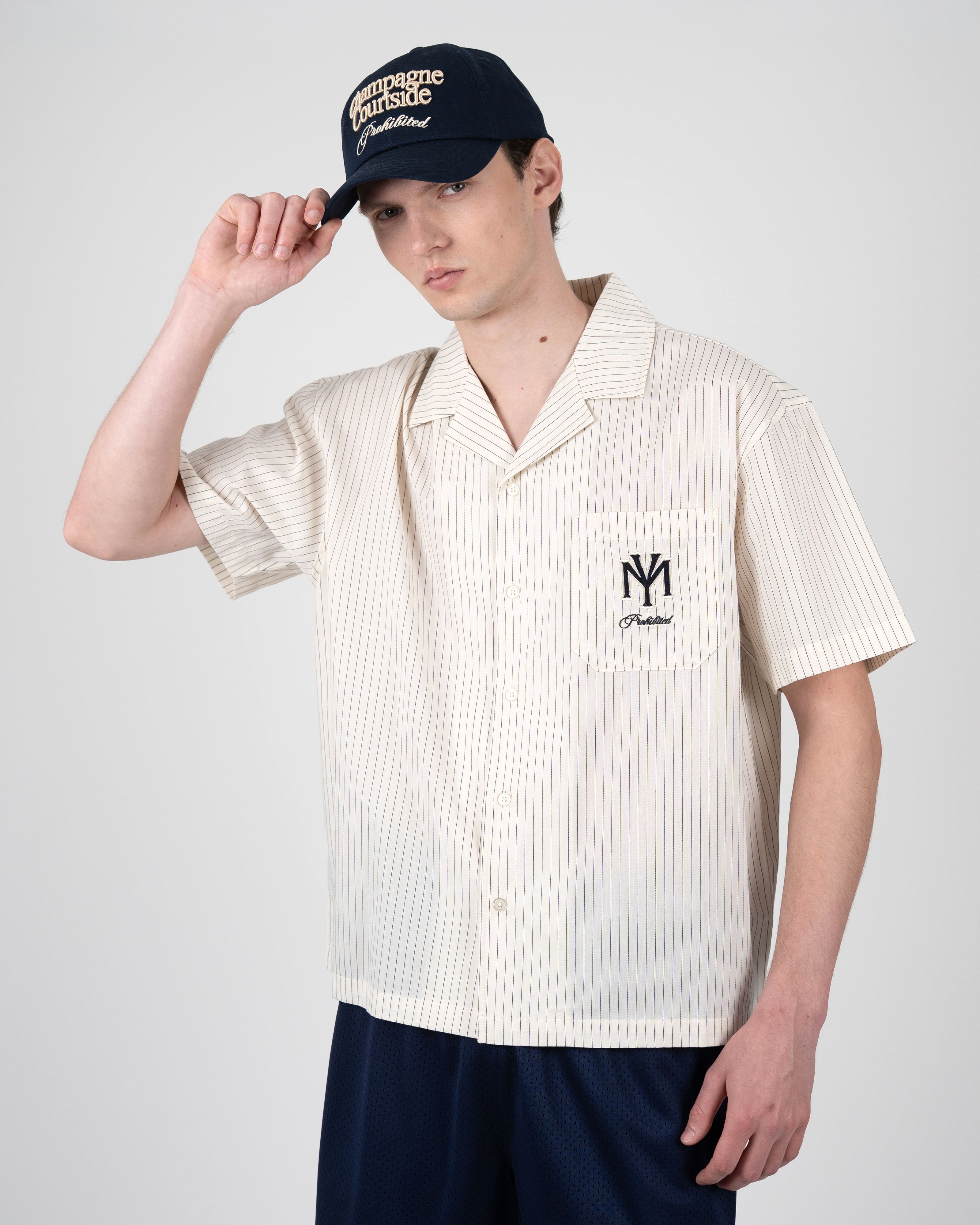Prohibited: Dugout Shortsleeve Shirt Off-White