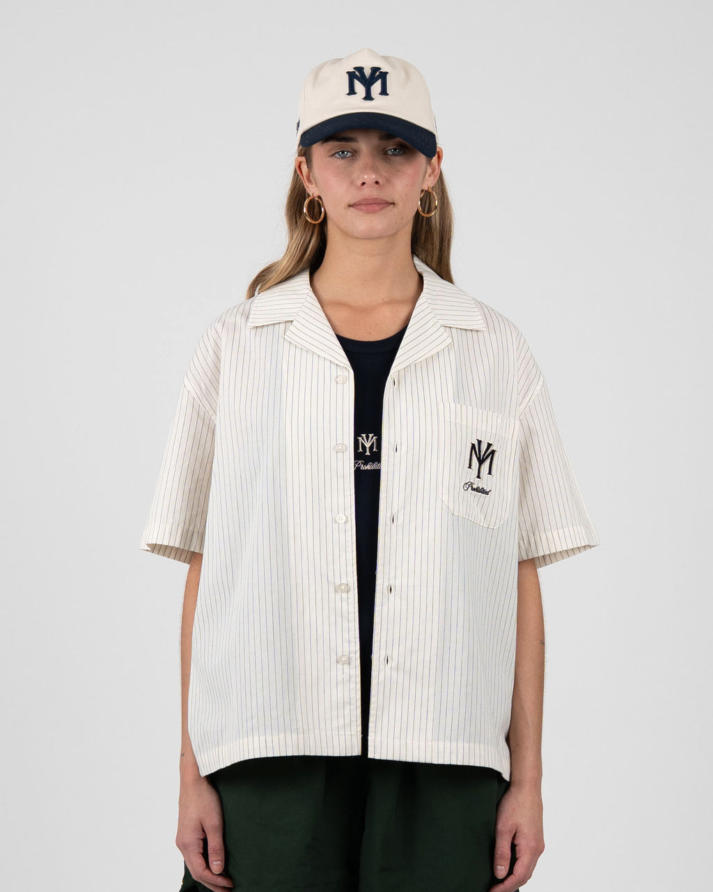 Prohibited: Dugout Shortsleeve Shirt Off-White