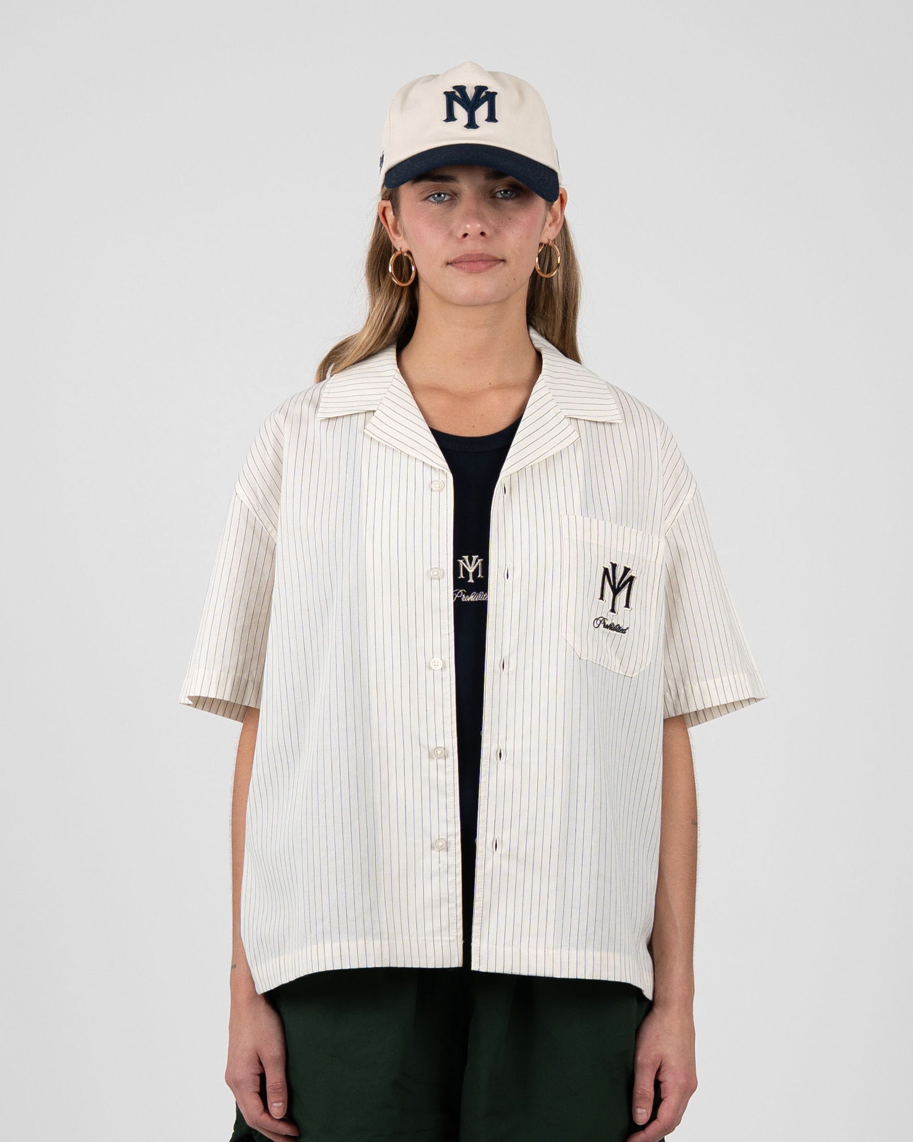 Prohibited: Dugout Shortsleeve Shirt Off-White
