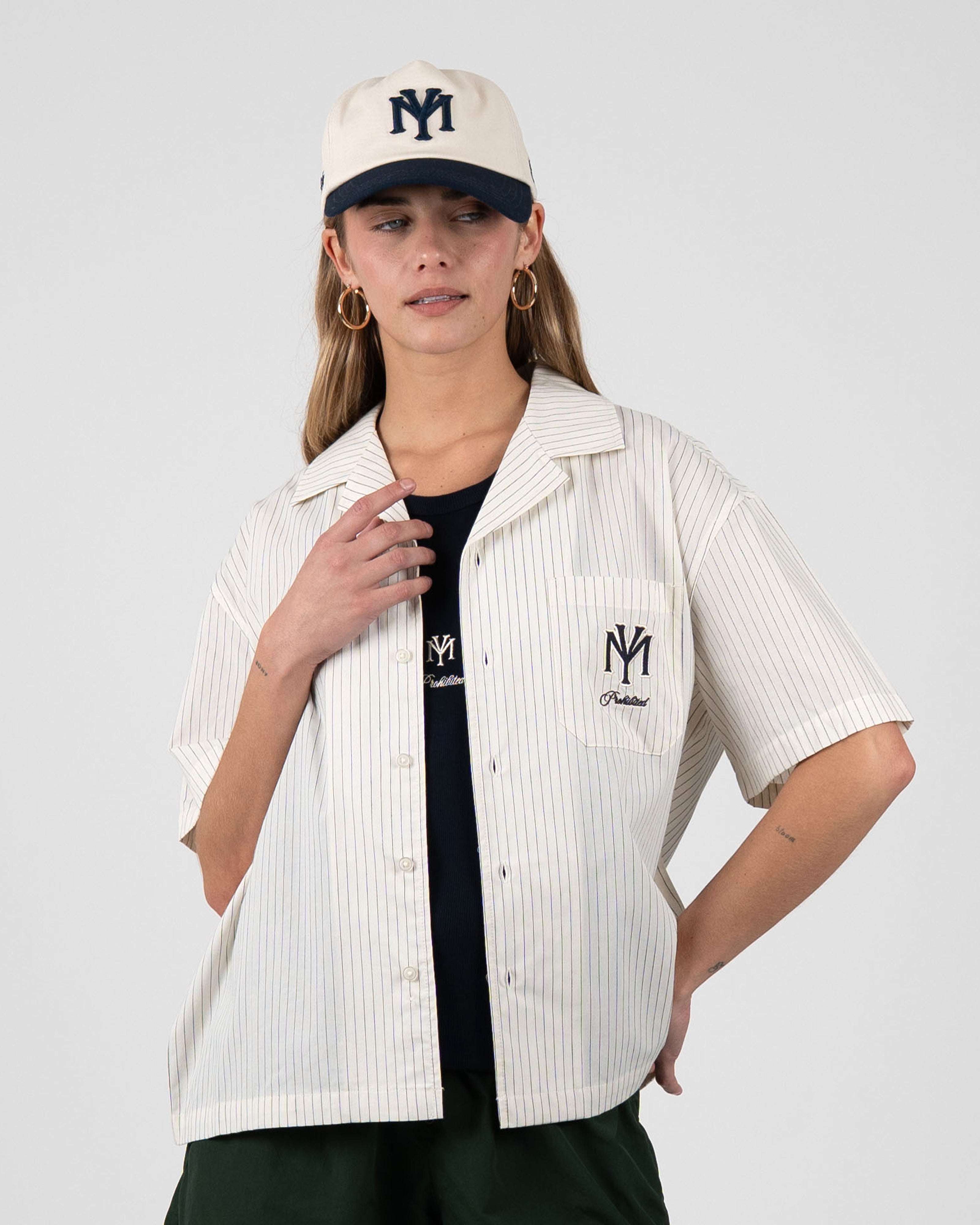 Prohibited: Dugout Shortsleeve Shirt Off-White