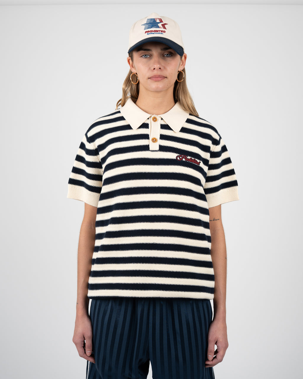 Prohibited: Palm Court Polo Navy