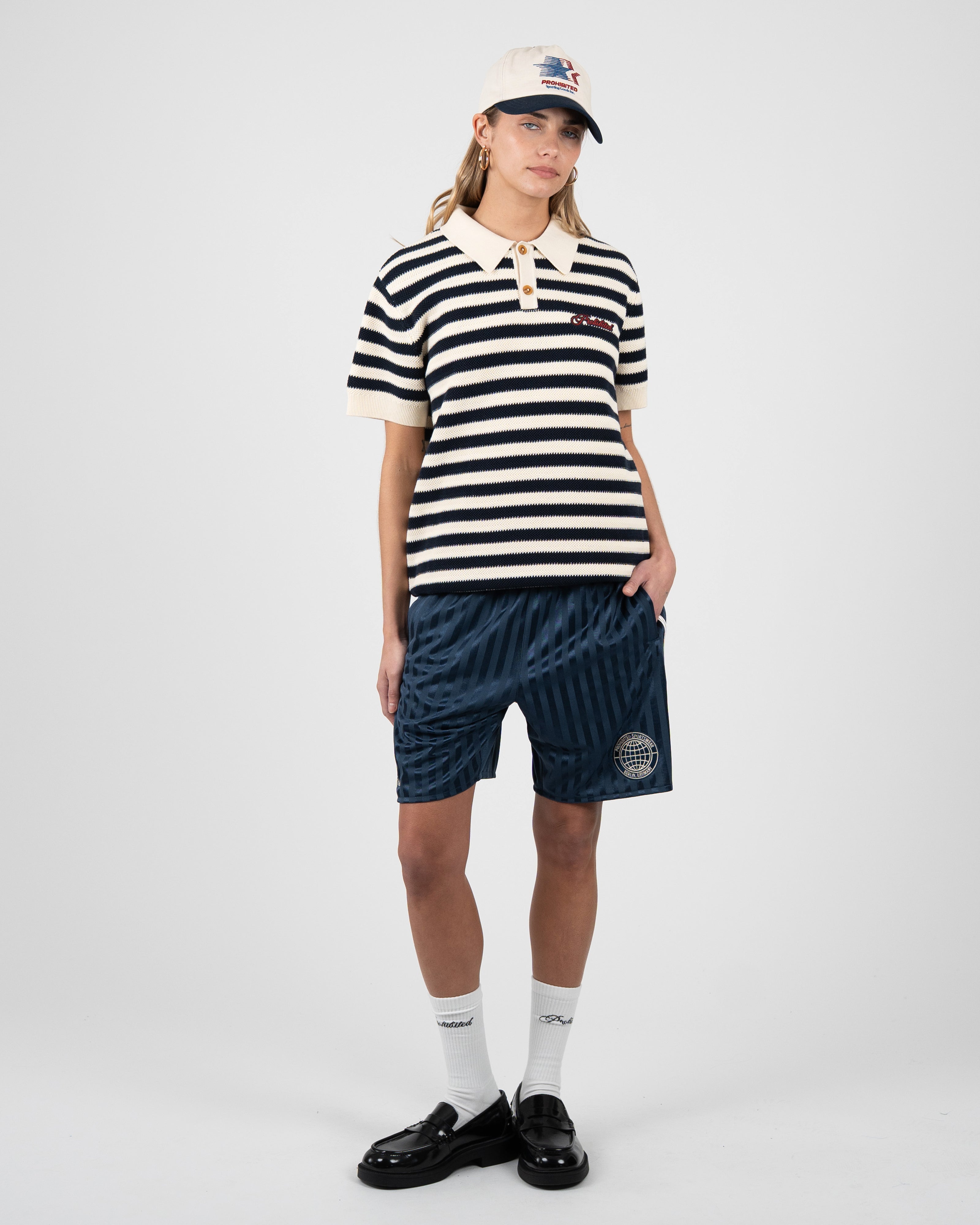 Prohibited: Palm Court Polo Navy