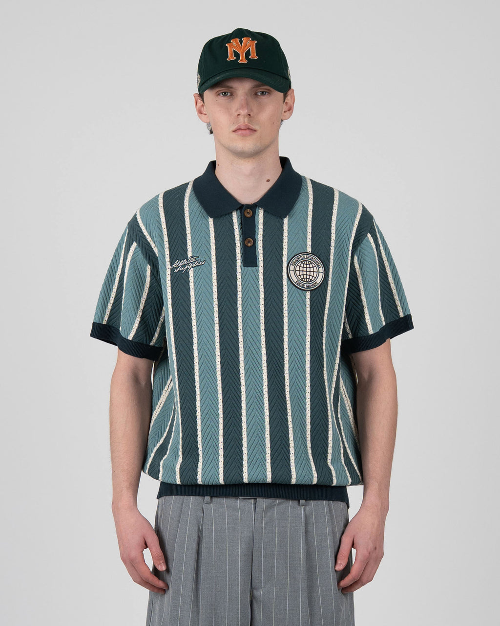 Prohibited: Court Knit Polo Green